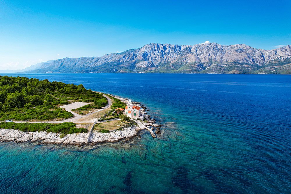 Sućuraj, Hvar lighthouse in Croatia